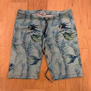 Mermaid Print Swim Shorts